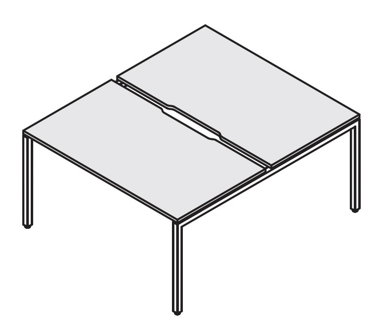 Сдвоенный стол RM-4.2(x2)+F-44